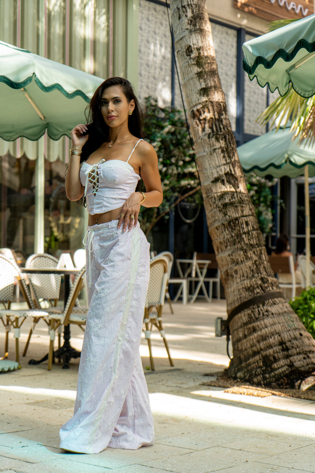 Santorini Embroidered Resort Set