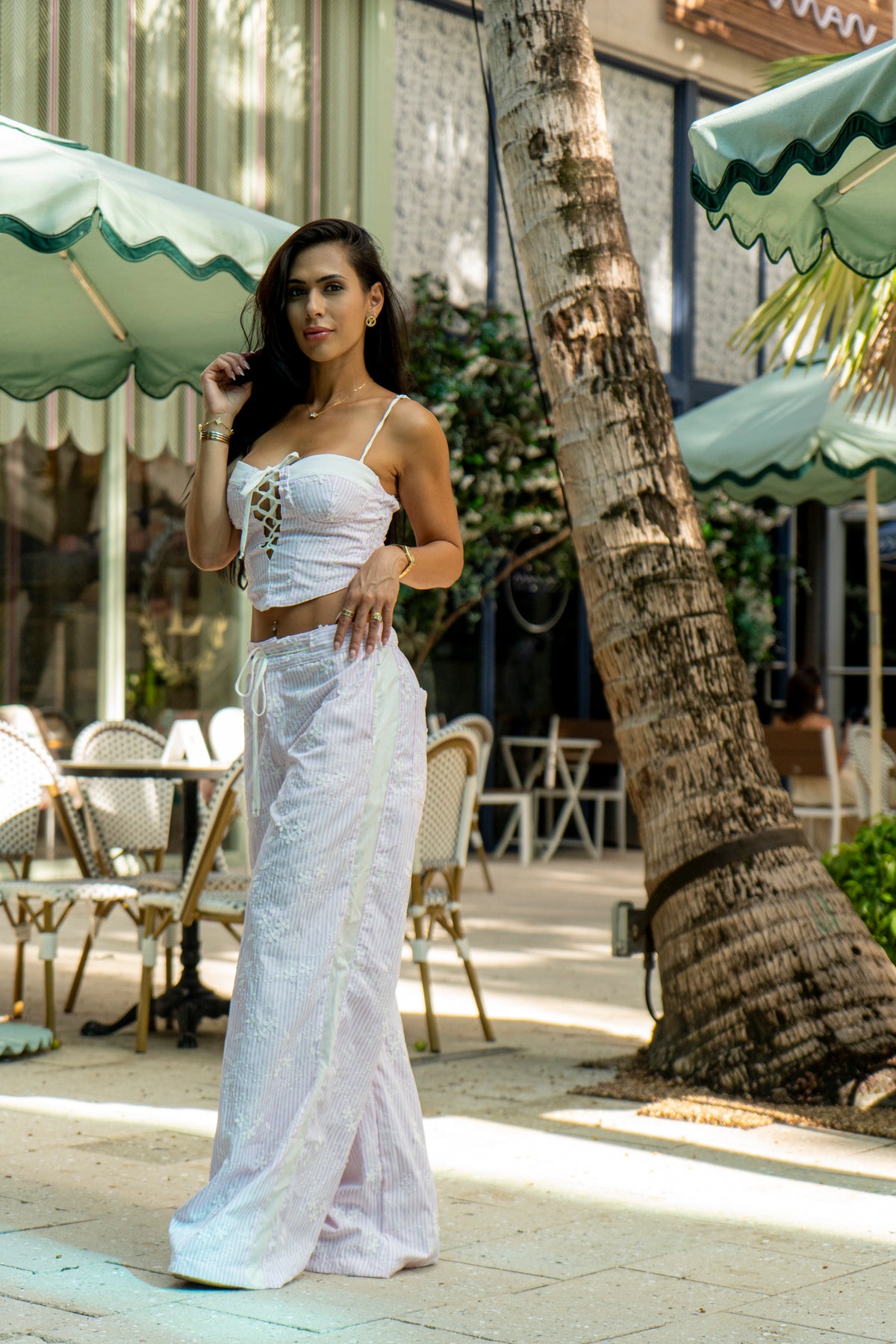 Santorini Embroidered Resort Set