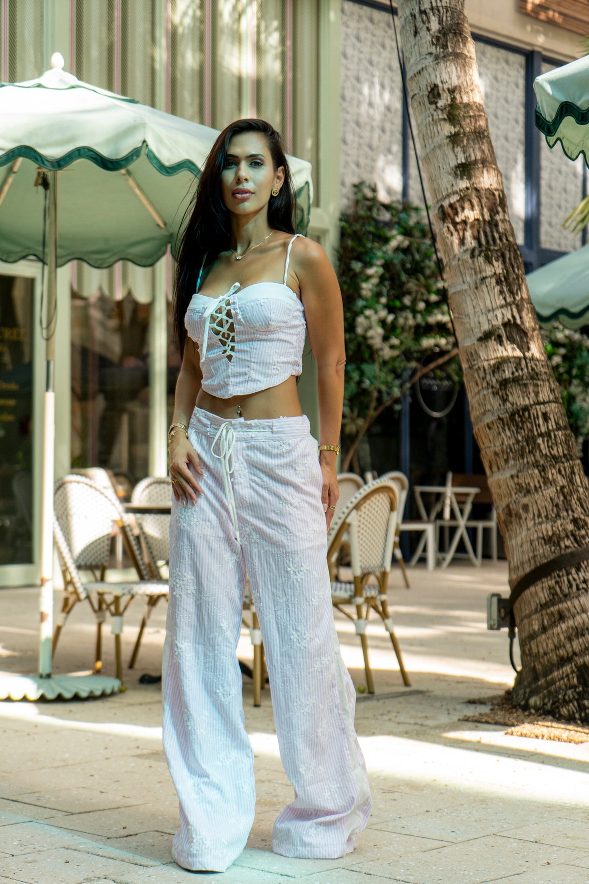 Santorini Embroidered Resort Set
